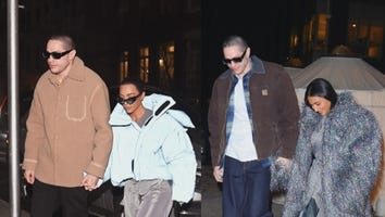 Kim Kardashian and Pete Davidson Show PDA During Night Out in NYC